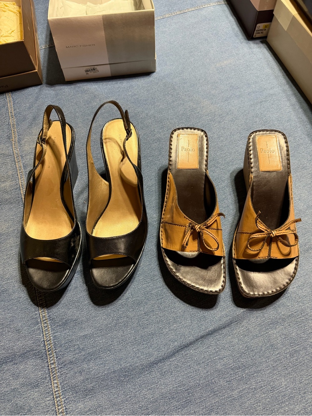 Paolo & Marc Fisher sandals. 2 for 1 deal. Size 10